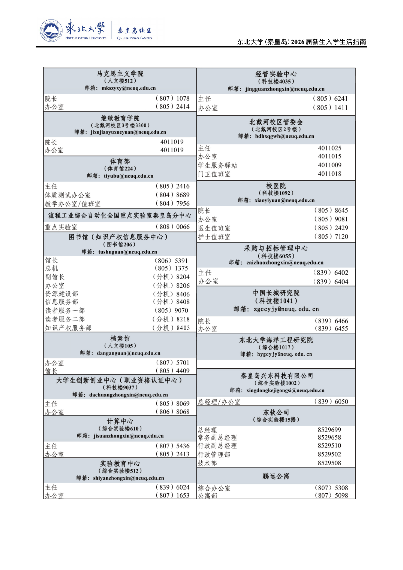 电话簿第 4 页