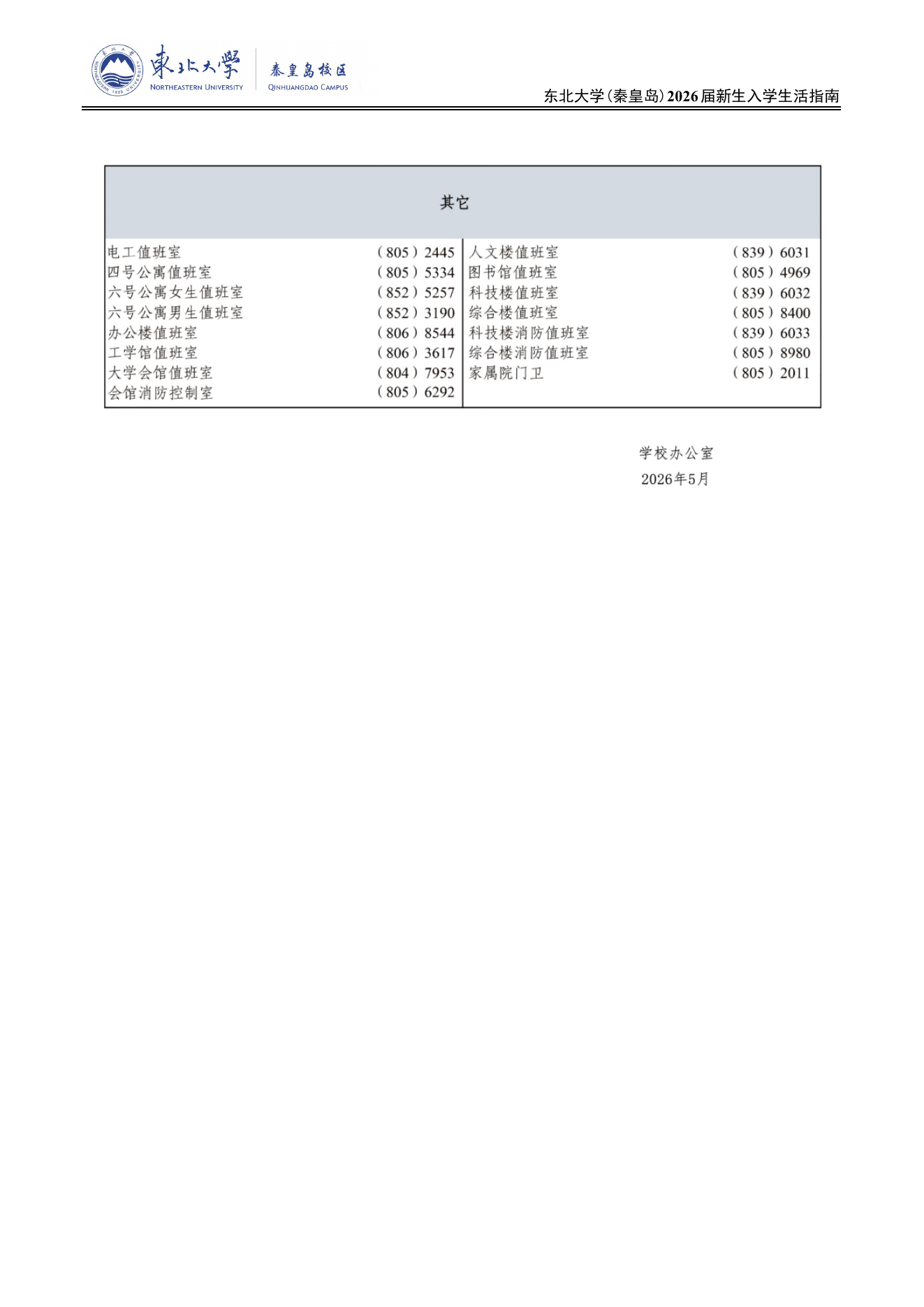 电话簿第 5 页